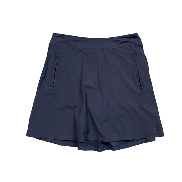 G/FORE Pants - G/Fore Skort Womens XS Extra Small Blue Tech A Line Pull Up Zip Pockets Golf